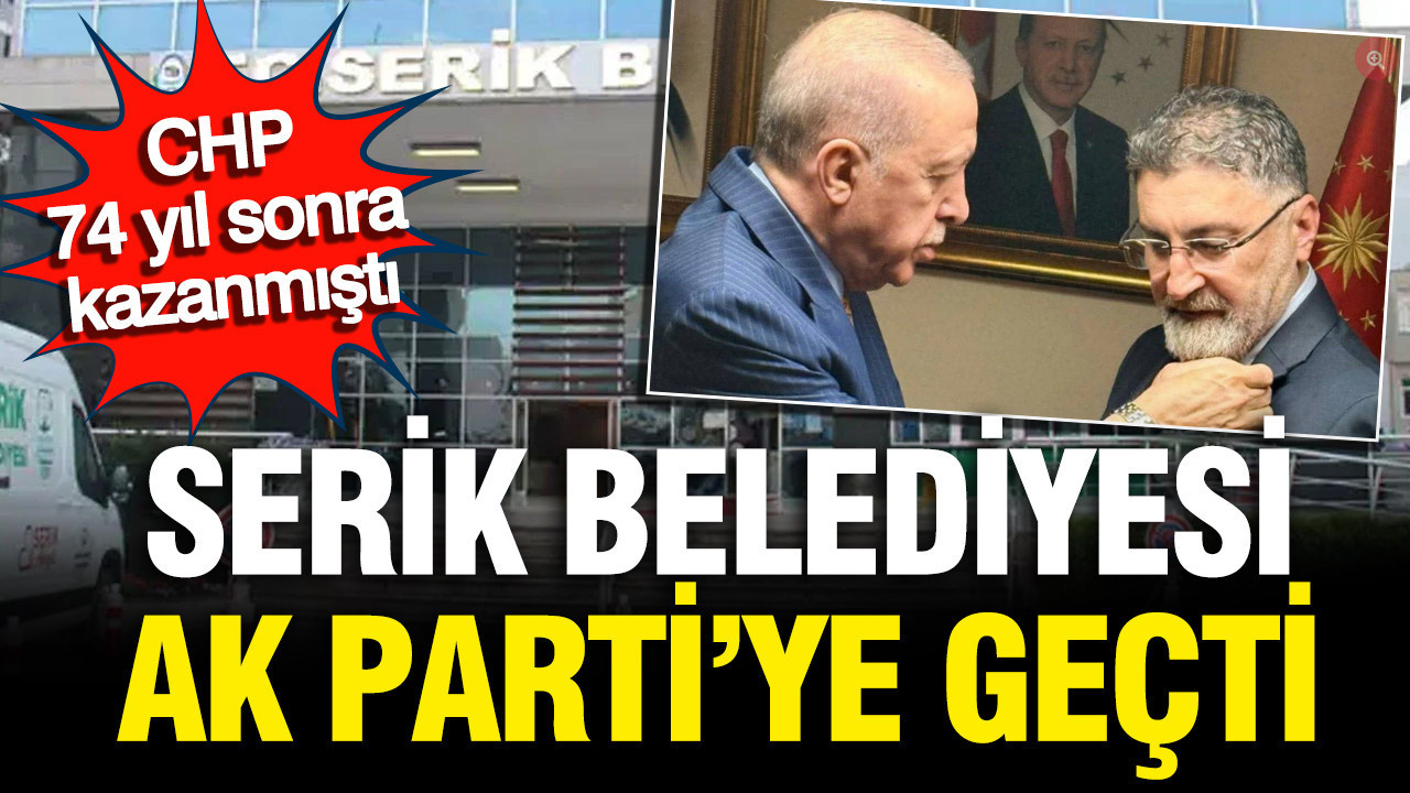 CHP'nin 74 yıl sonra kazandığı belediye AK Parti'ye geçti