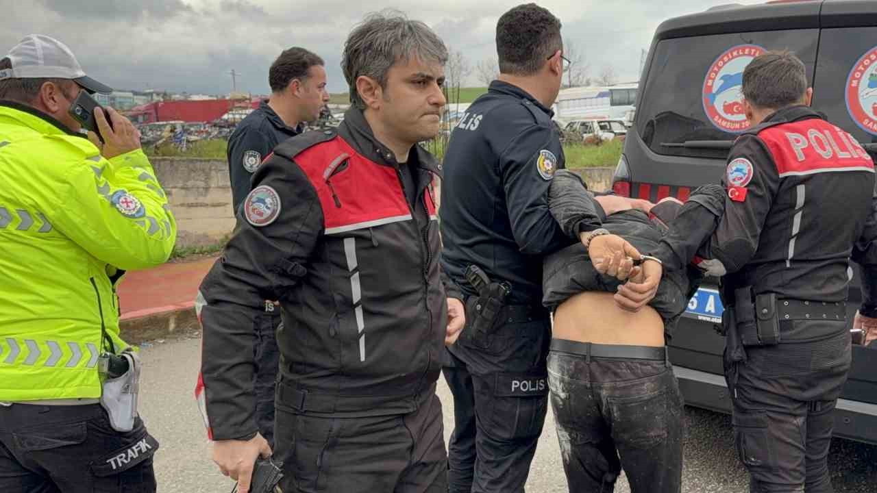 Film gibi kovalamaca: Olaydan kaçak göçmenler çıktı