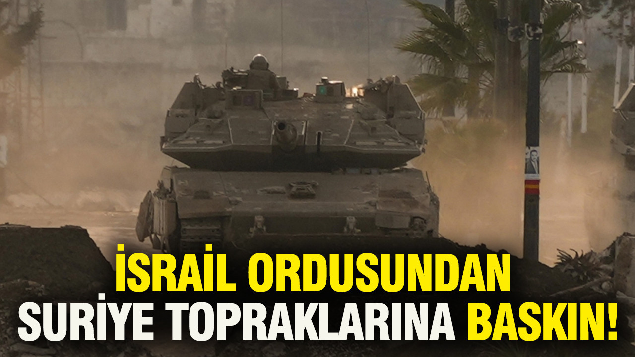 İsrail ordusundan Suriye topraklarına baskın