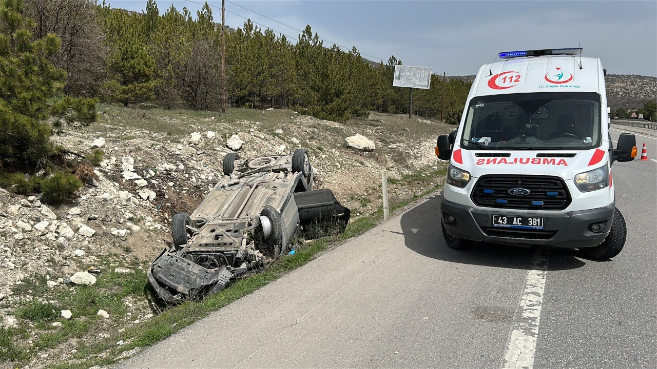 Otomobil takla attı: 2’si çocuk 4 yaralı