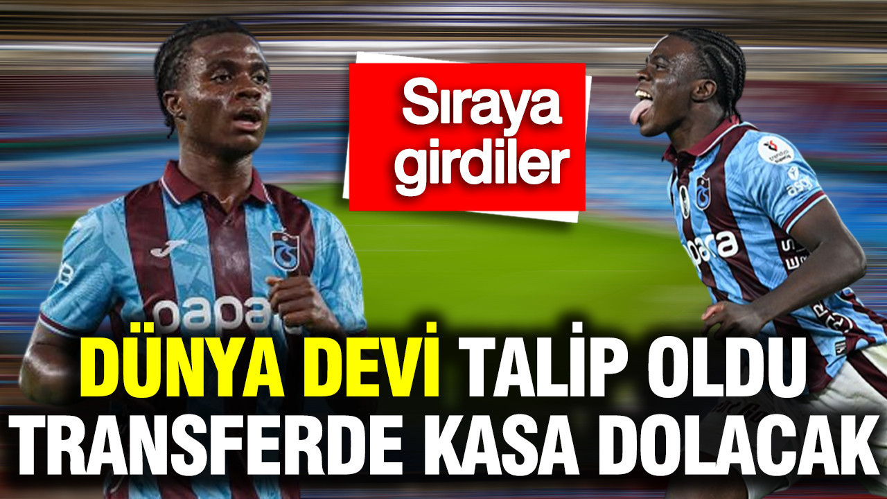 Oulai'ye dünya devi talip oldu: Trabzonspor'un kasası dolup taşacak