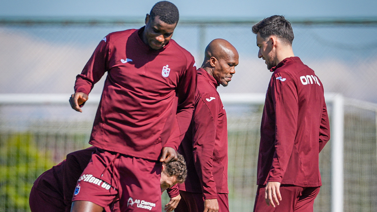 Trabzonspor'da Onuachu sevinci: Antrenmana katıldı