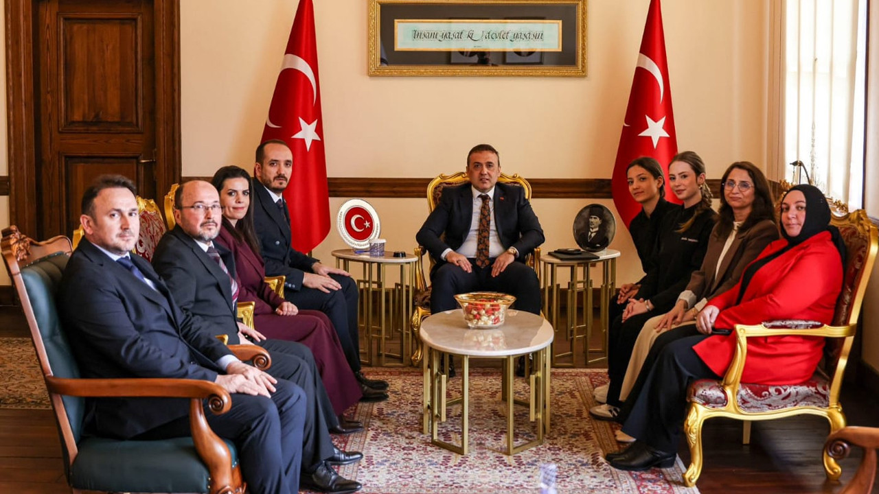 Vali Sözer Müdür Bozkurt ve beraberindekileri kabul etti