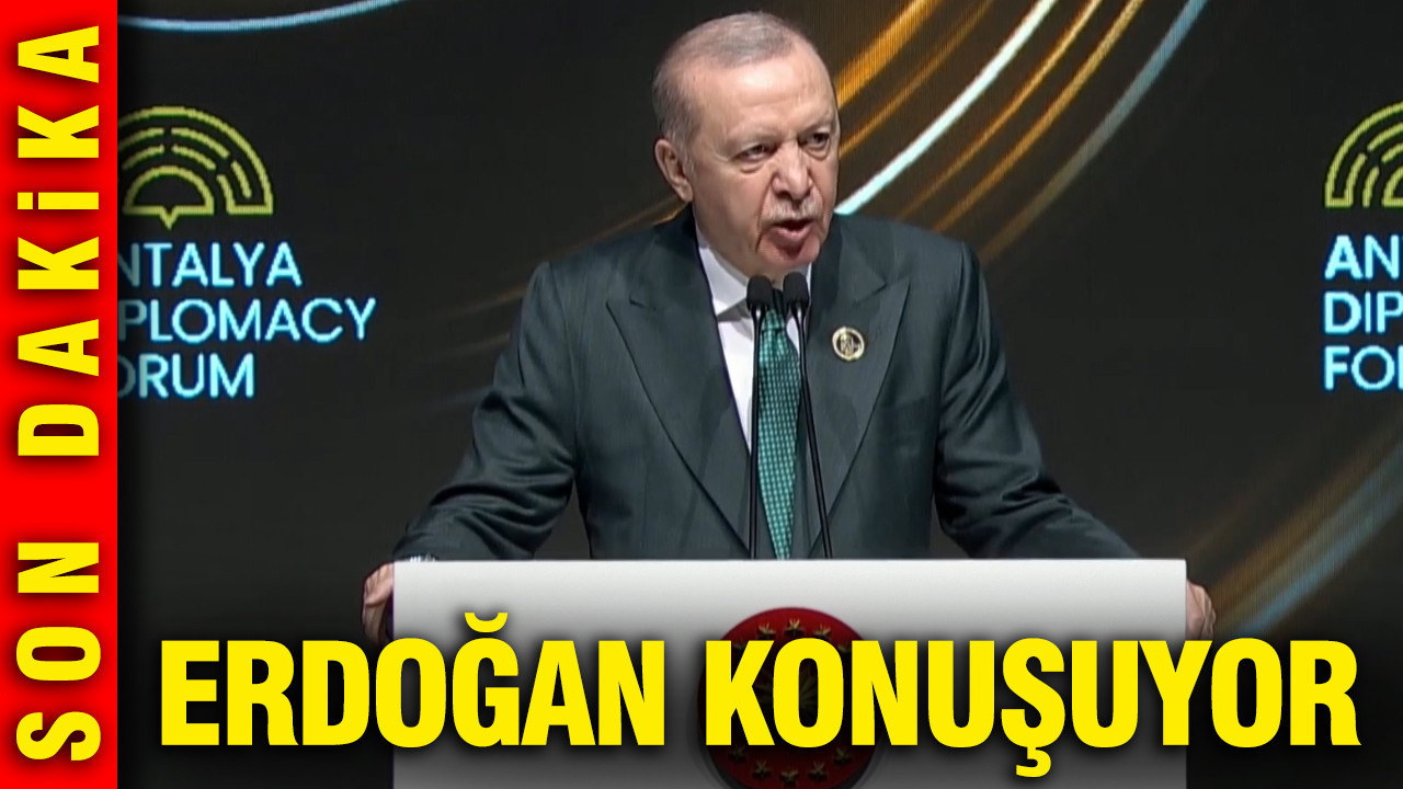 Cumhurbaşkanı Erdoğan konuşuyor