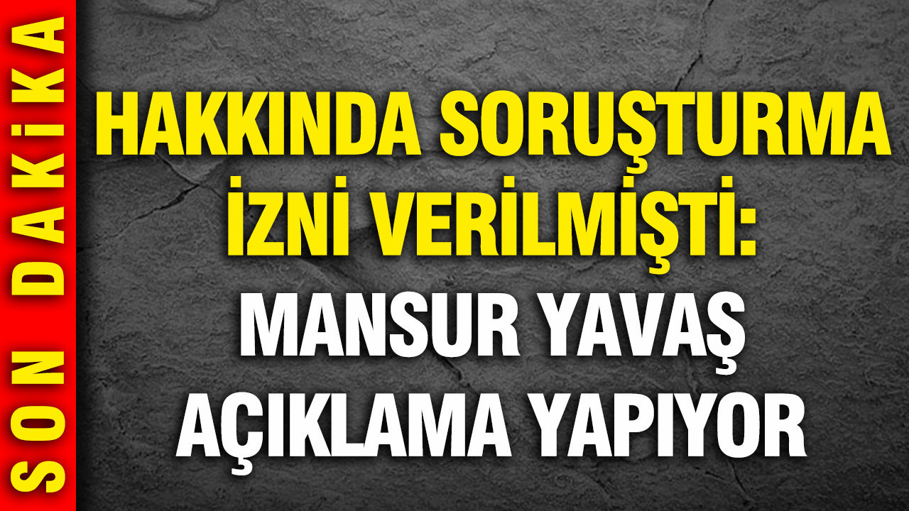 Mansur Yavaş birazdan açıklama yapacak