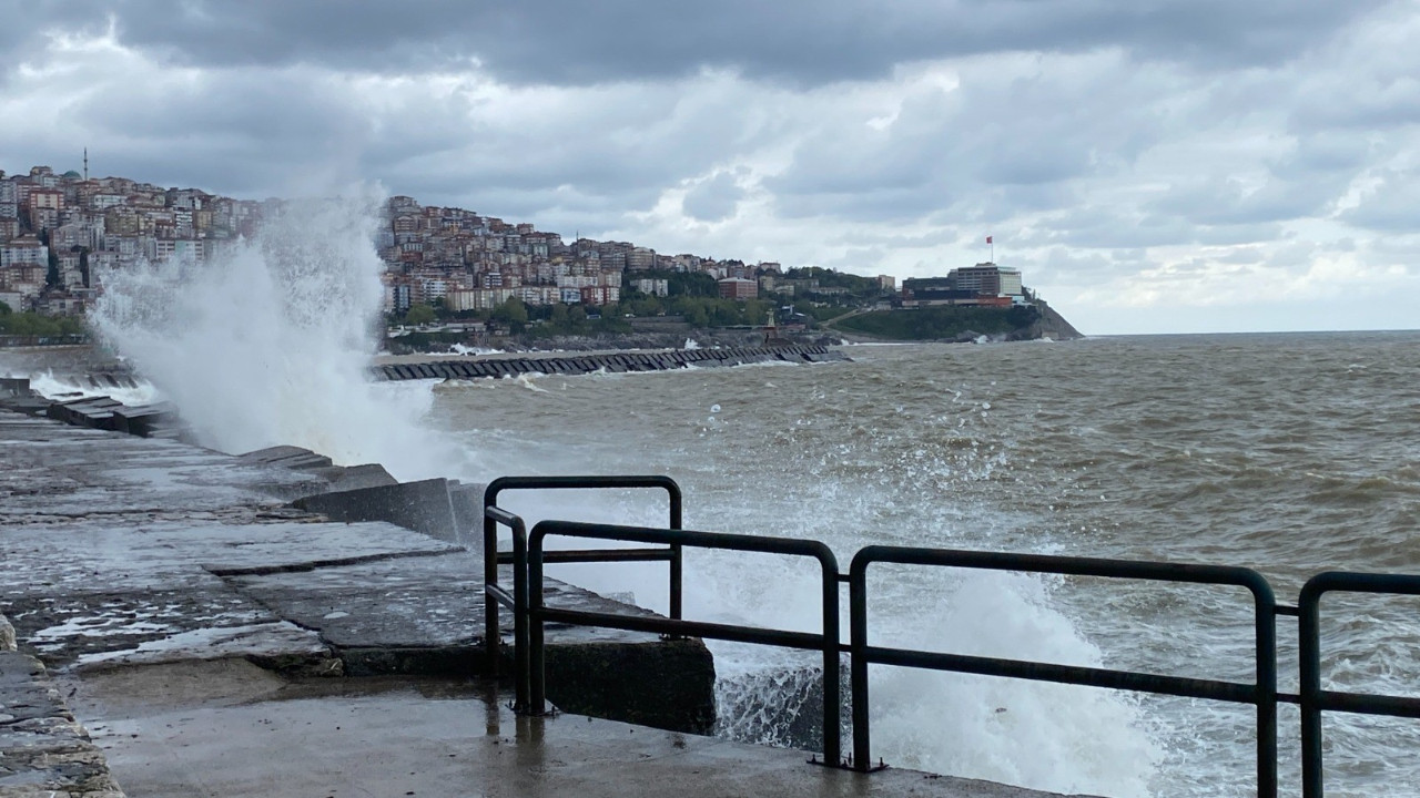 Meteoroloji'den Zonguldak ve Bartın için fırtına uyarısı