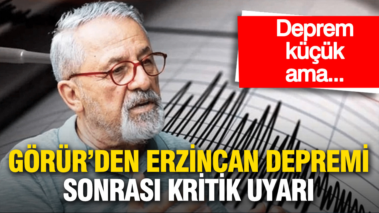 Naci Görür’den Erzincan depremi sonrası kritik uyarı