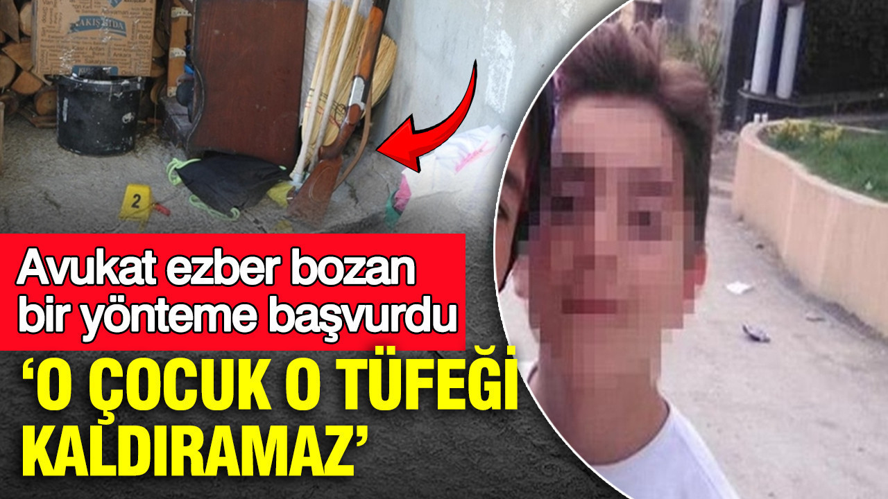 ‘O çocuk o tüfeği kaldıramaz’: Avukat bastonla olay anını canlandır