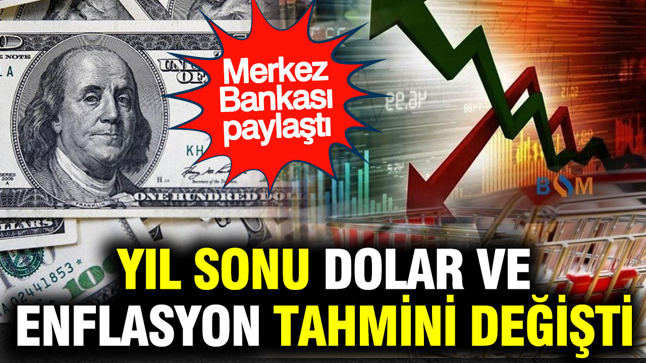 Yıl sonu dolar ve enflasyon tahmini değişti: Merkez Bankası anketi paylaştı