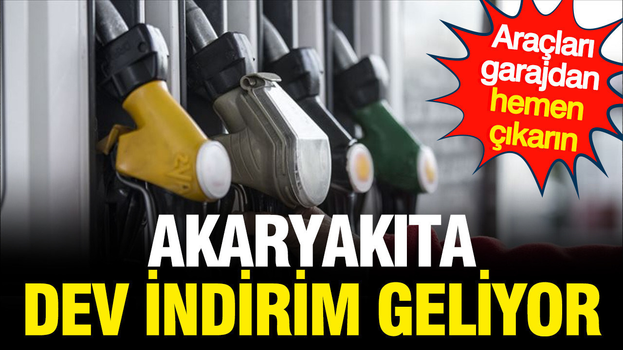 Akaryakıta dev indirim: Motorinde tarife değişecek