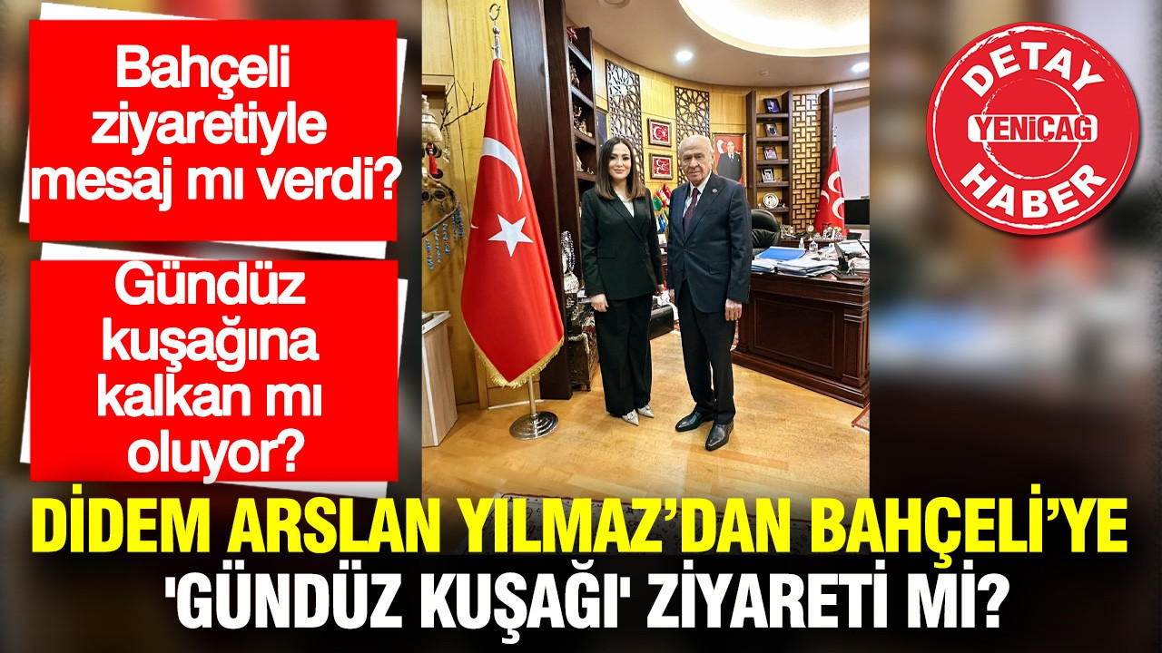 Devlet Bahçeli'ye 'Gündüz Kuşağı' ziyareti: Didem Arslan Yılmaz, Bahçeli’yi neden ziyaret etti?