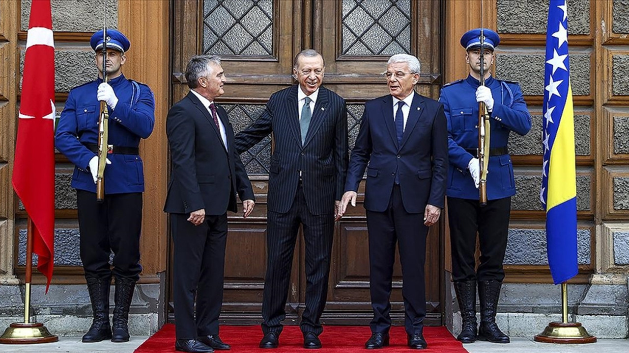 Erdoğan, Bosna Hersek Devlet Başkanlığı Konseyi üyeleriyle görüştü