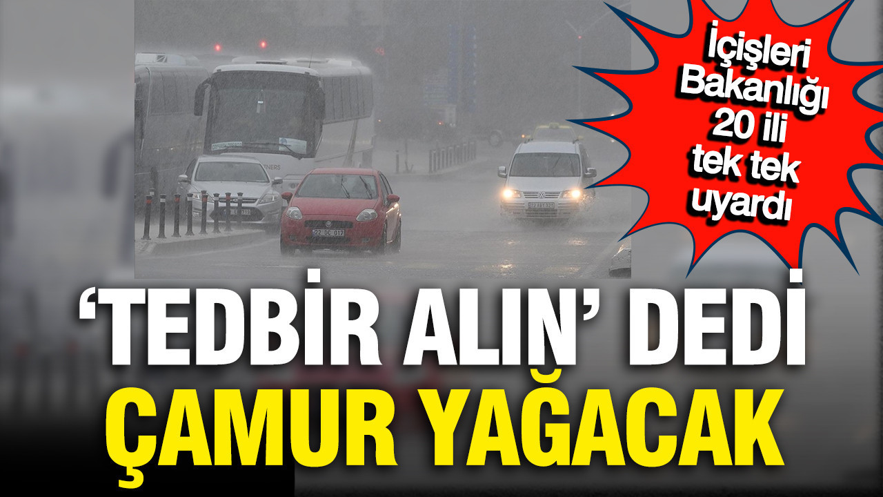 İçişleri Bakanlığı'ndan kritik hava muhalefeti açıklaması: Tek tek uyardı