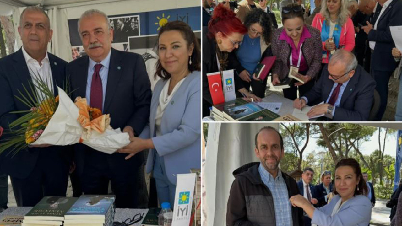 İYİ Partili Şükrü Kuleyin İzmir Kitap Fuarı’nda okurlarla buluştu