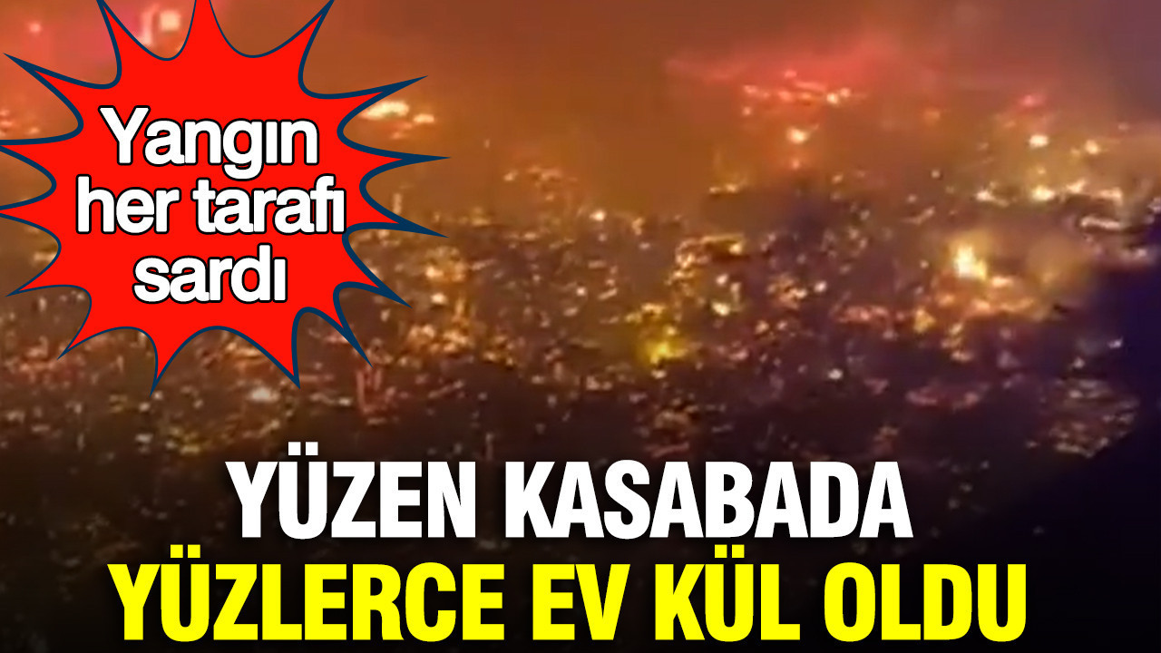 Malezya’da yüzen kasabada yüzlerce ev kül oldu: Yangın her tarafı sardı