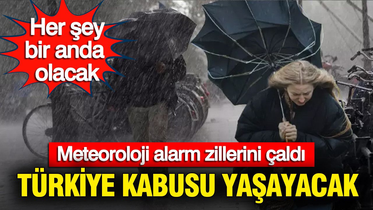 Meteoroloji 'dikkat' diyerek uyardı: Sıcaklıklar bir anda çakılacak, sağanak yağış geliyor