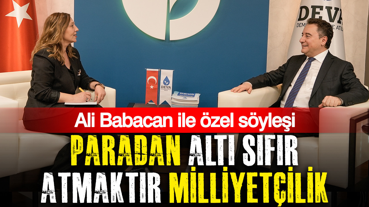 Paradan altı sıfır atmaktır milliyetçilik