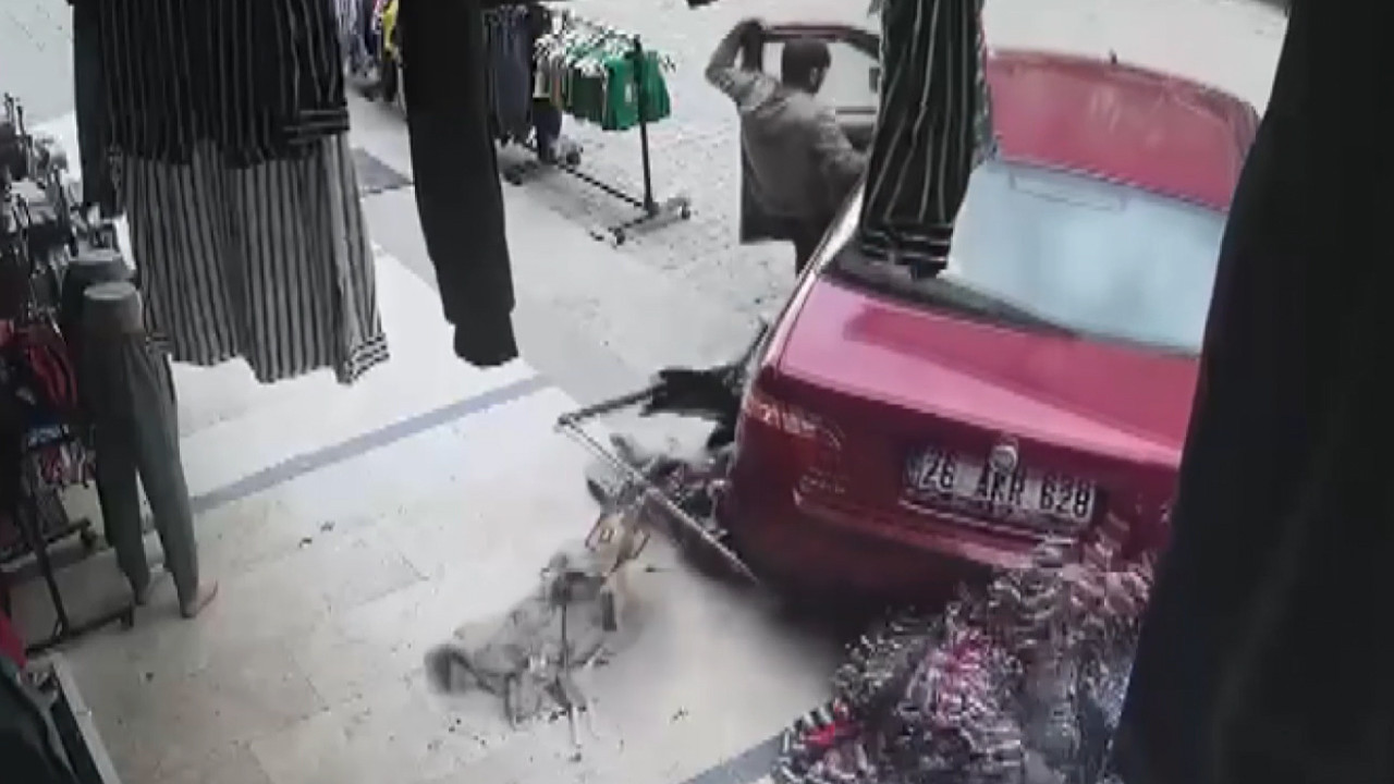 Saniyelerle gelen mucize: Koşarak binip facianın önüne geçti