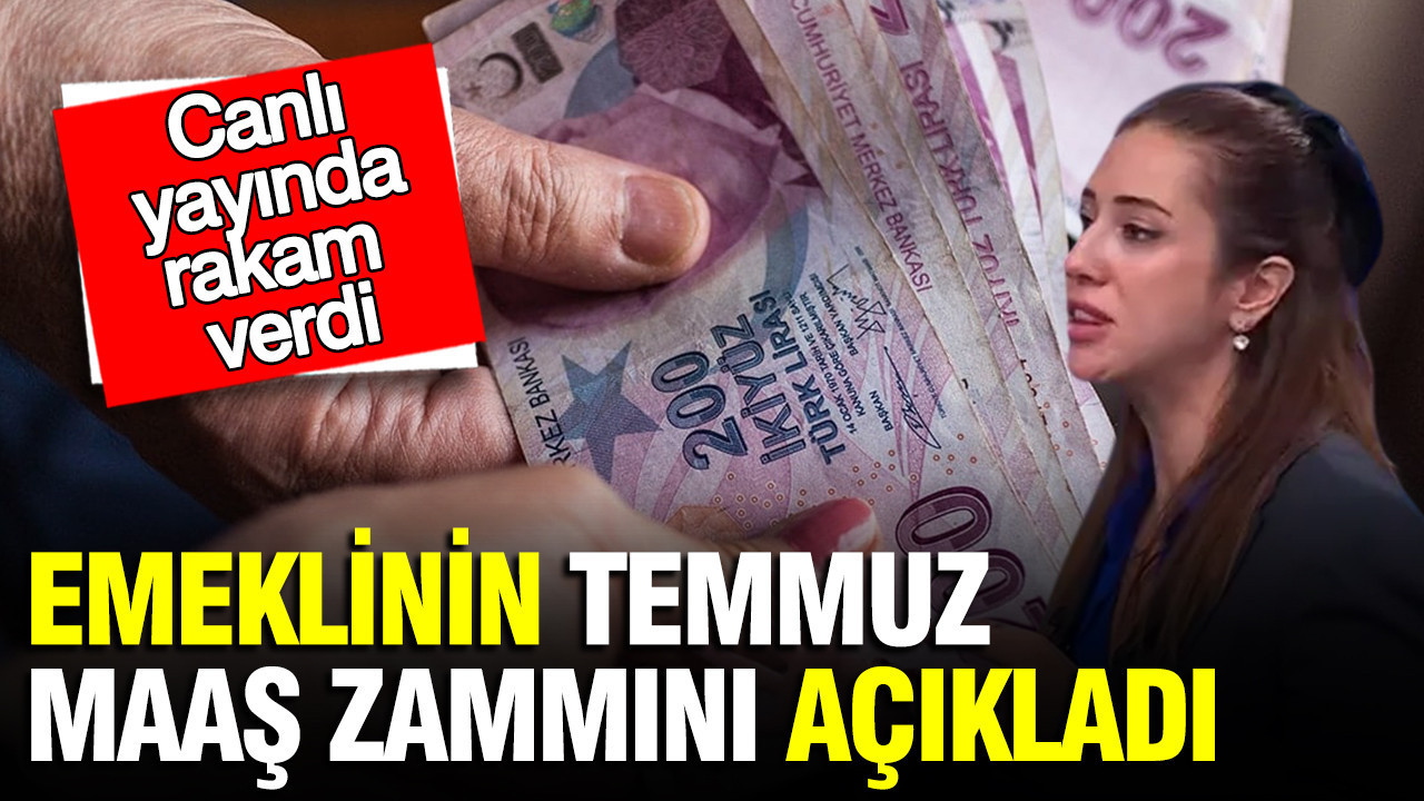 SGK uzmanı Melis Elmen canlı yayında rakam verdi: Emeklinin temmuz maaş zammını açıkladı