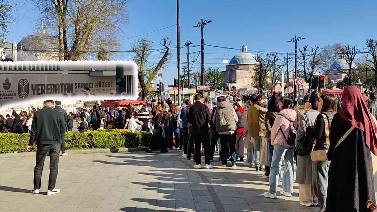Yerebatan Sarnıcı'nda iğne atsan yere düşmüyor: Sadece 1 TL