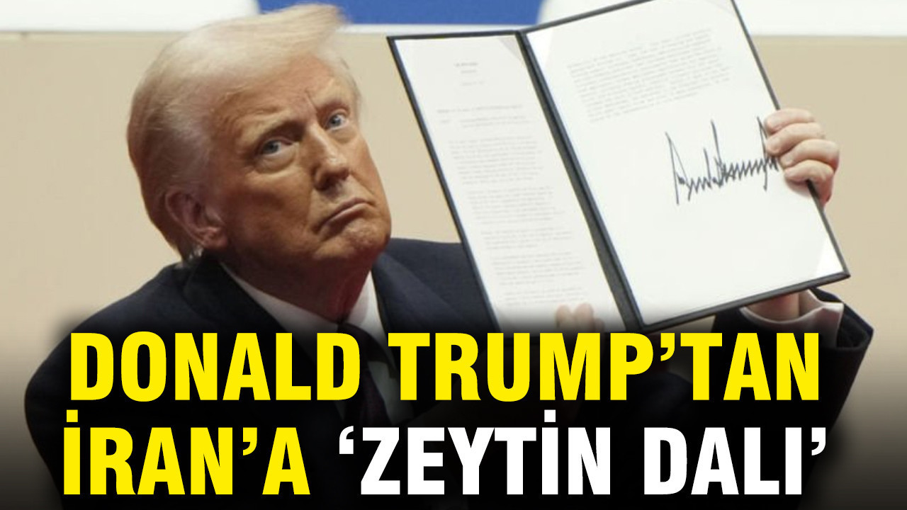 Donald Trump'tan İran'a 'zeytin dalı'