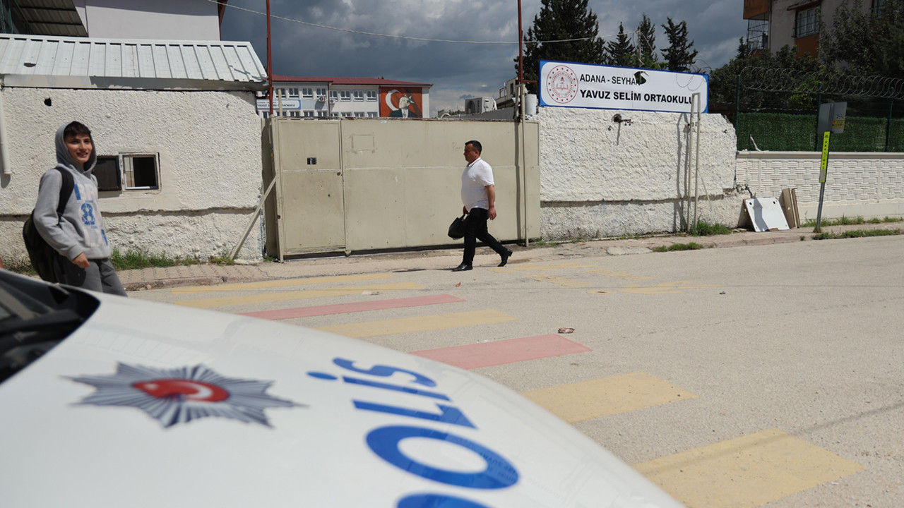 Adana'da okulda silah sesleri