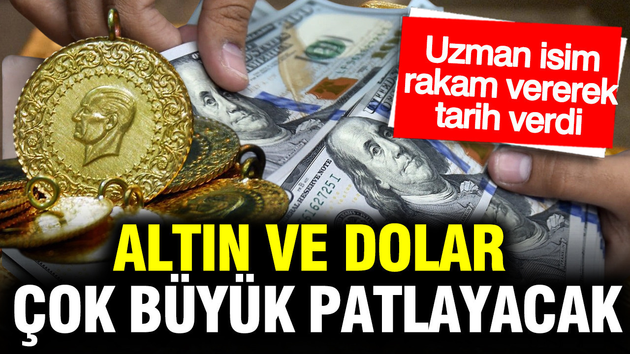 Altın ve dolar çok büyük patlayacak: Ünlü ekonomist tarih verdi