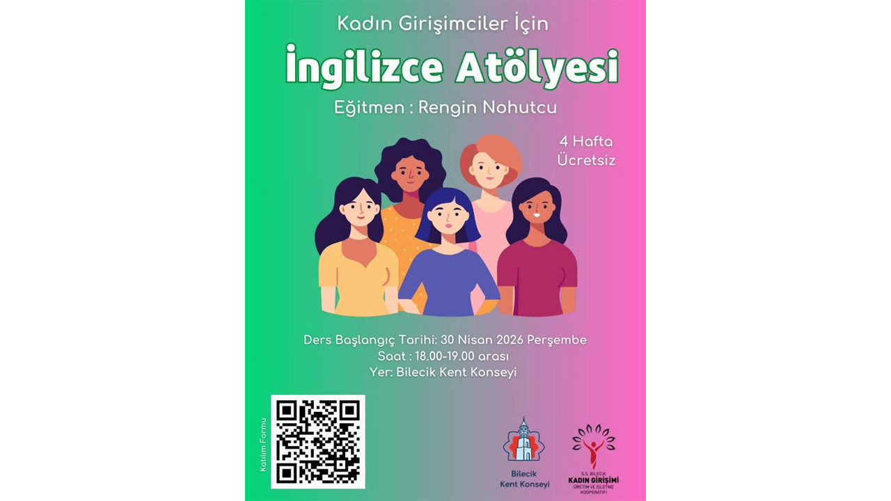 Bilecik Kent Konseyinde Kadın Girişimciler için İngilizce Atölyesi başlıyor