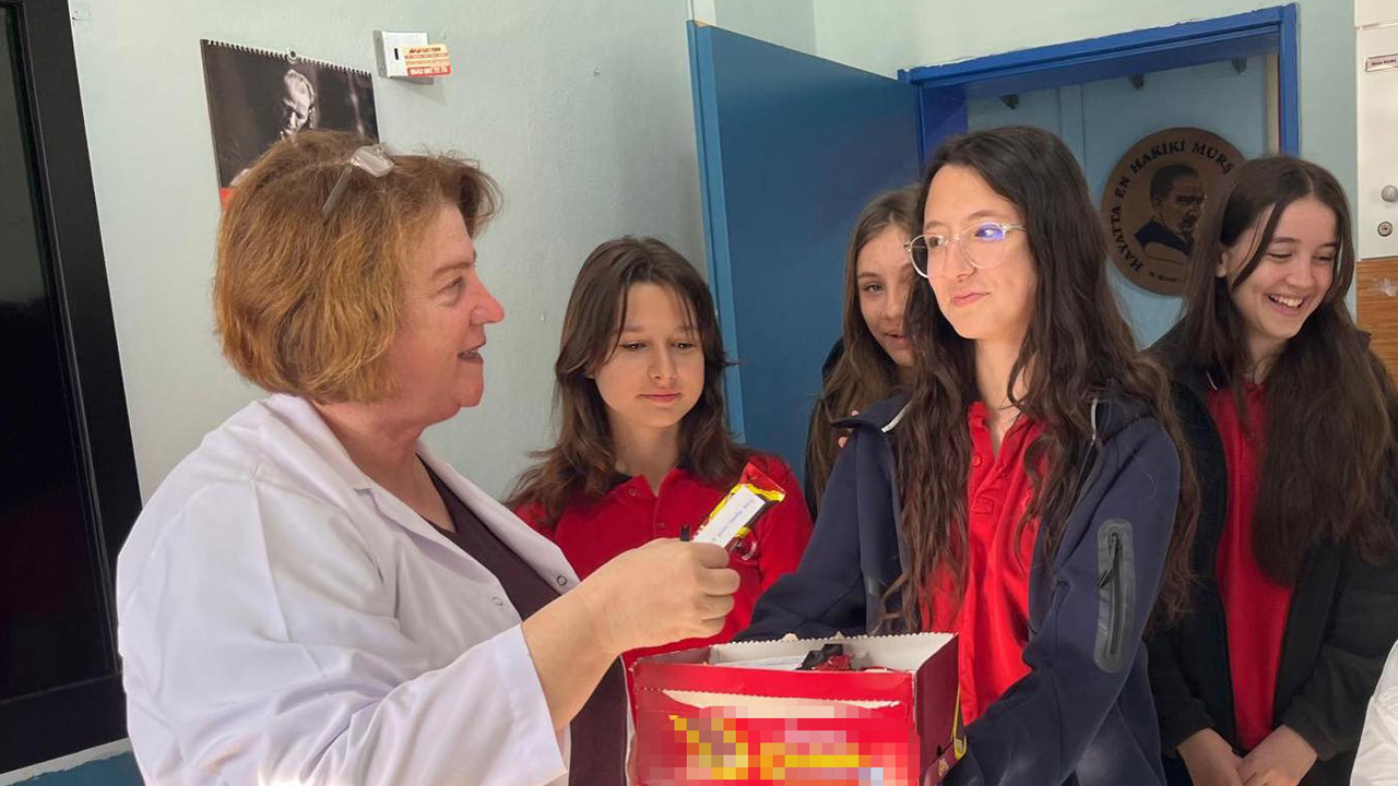 Edirne'de öğrencilerden öğretmenlere duygusal jest