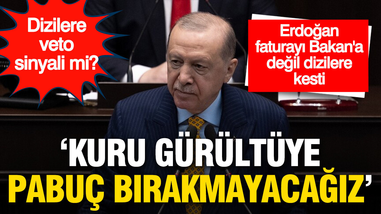 Erdoğan faturayı bakana değil ekranlara kesti: Popüler dizilere ‘yozlaşma’ vetosu geliyor