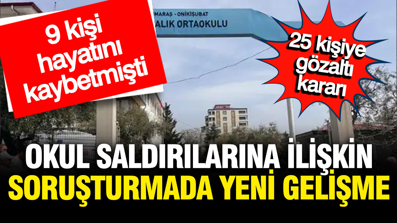 Okul saldırılarına ilişkin paylaşımlarda bulunan 25 kişiye gözaltı kararı