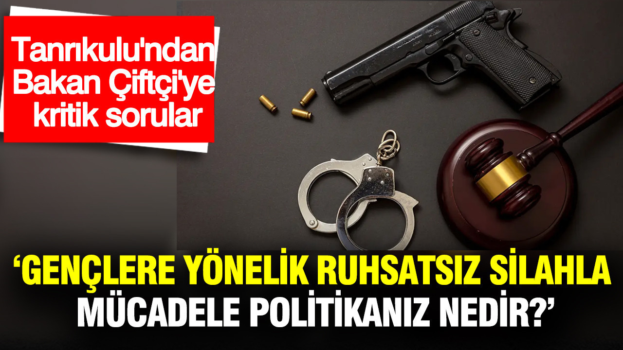 Ruhsatsız silah kullanımı Meclis gündeminde