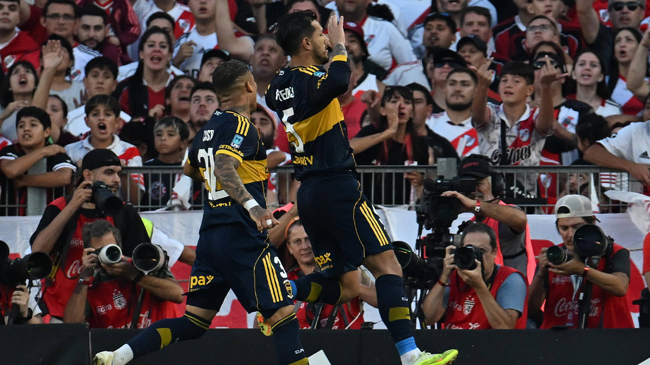 Superclasico'da Boca Juniors River Plate'in serisini bitirdi