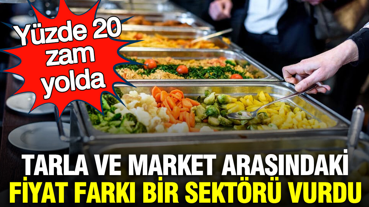 Tarla ve market arasındaki fiyat farkı bir sektörü vurdu: Yüzde 20 zam yolda