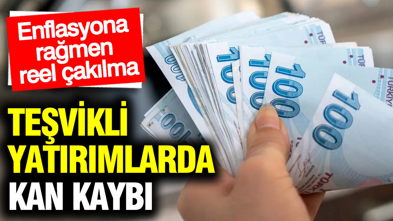 Teşvikli yatırımlarda kan kaybı: Enflasyona rağmen reel çakılma