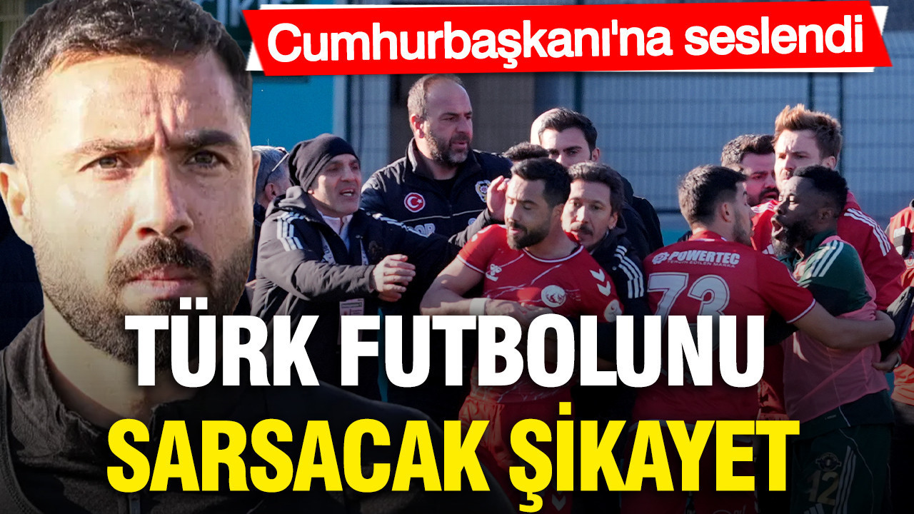 Türk futbolunu sarsacak şikayet: Tecrübeli futbolcu Cumhurbaşkanı'na seslendi