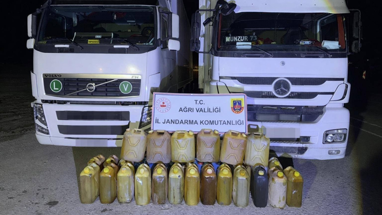 Ağrı'da kaçak akaryakıt operasyonu: 2 gözaltı
