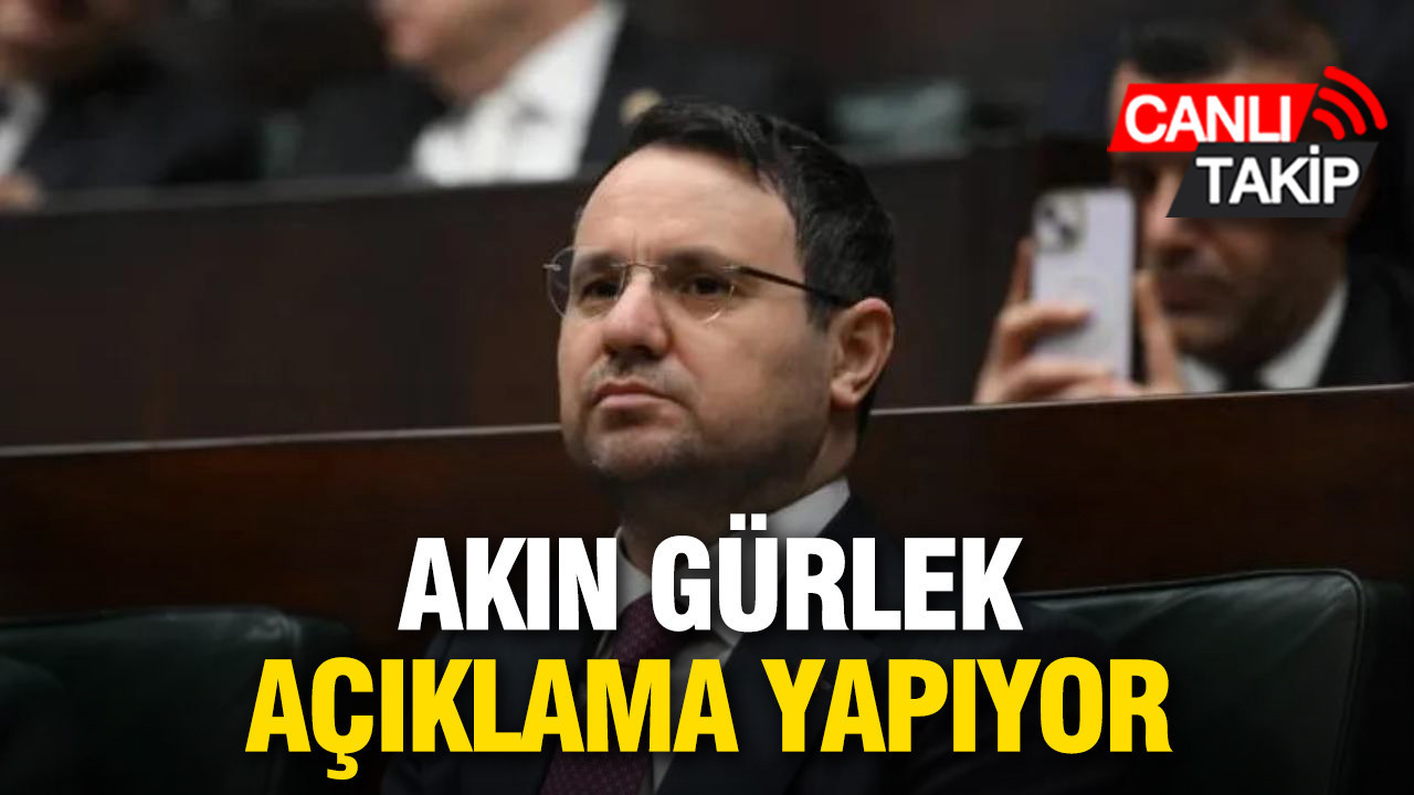 Akın Gürlek canlı yayında açıklamalarda bulunuyor