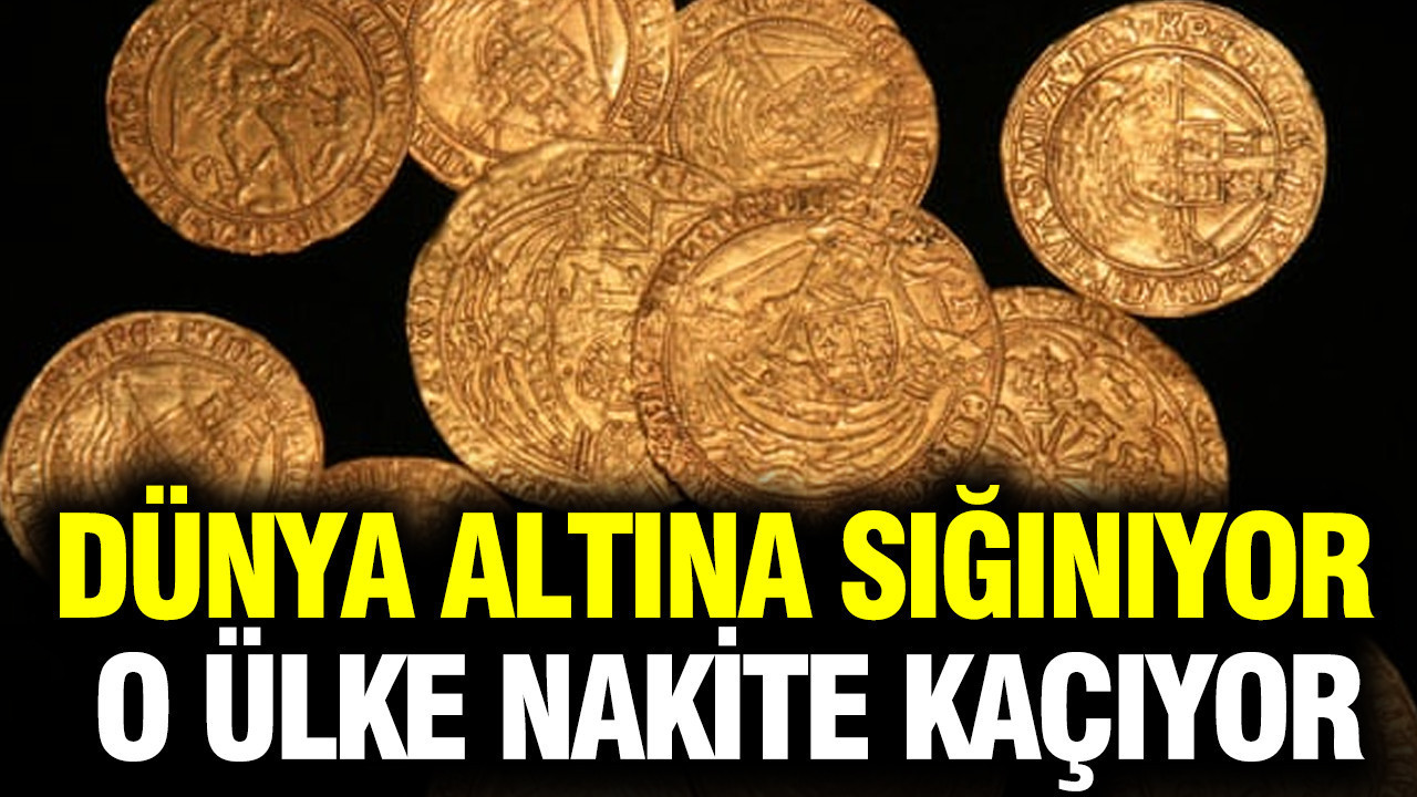 Dünya altına sığınıyor o ülke nakite kaçıyor