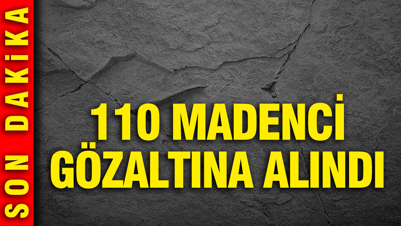 Enerji Bakanlığı önünde açlık grevi yapan 110 madenci gözaltına alındı