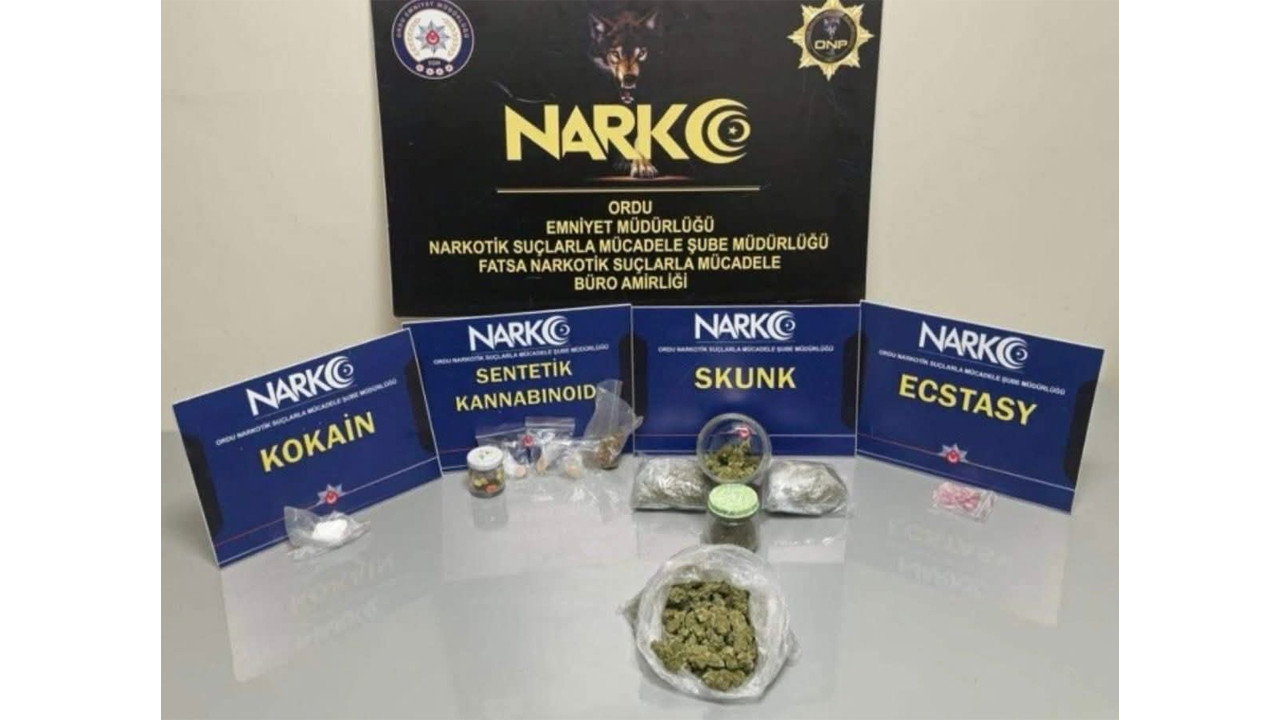 Ordu’da narkotik operasyonlarında 6 şüpheli tutuklandı