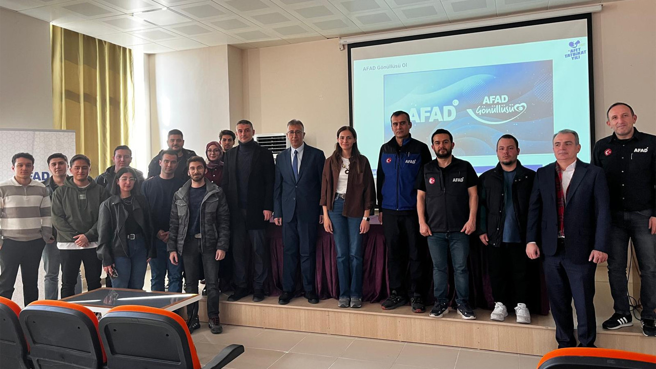 ASÜ Mühendislik Fakültesinde AFAD eğitimi: Afet bilinci güçlendirildi
