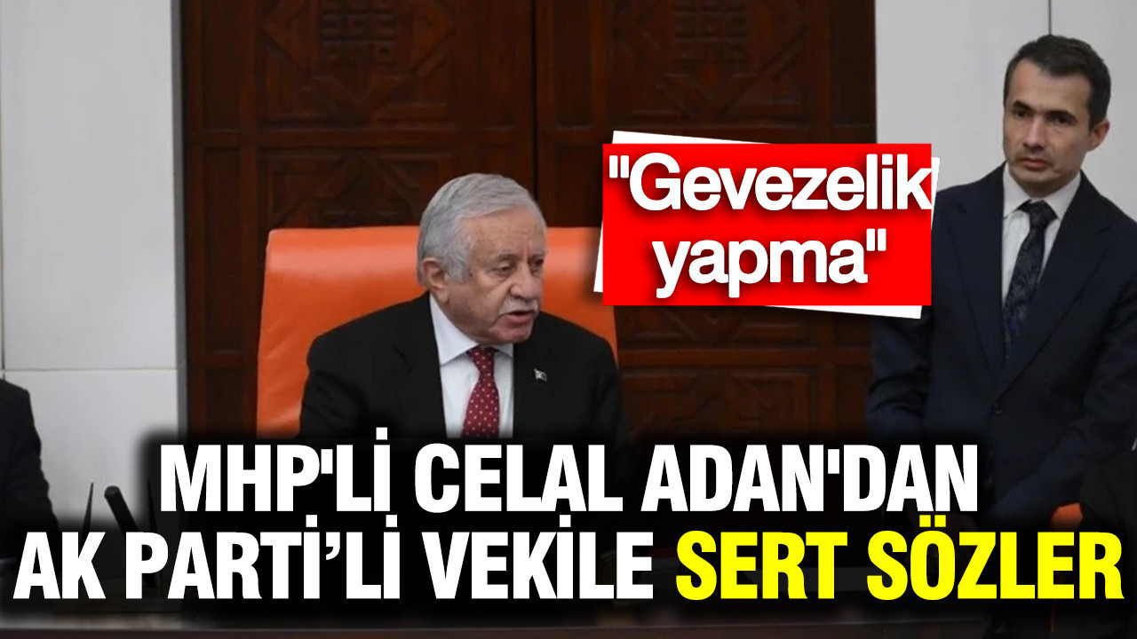 MHP'li Celal Adan'dan AK Parti'li vekile sert sözler