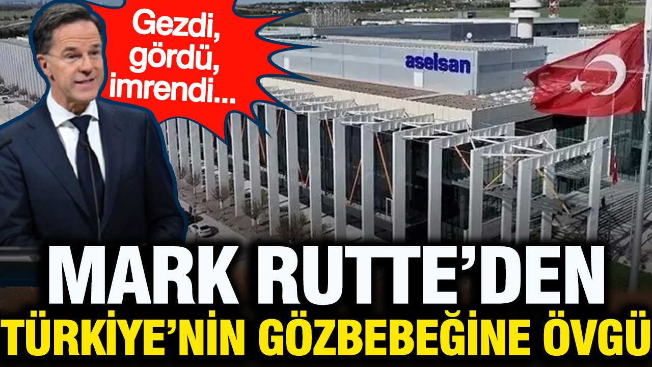 NATO Genel Sekreteri Mark Rutte Türkiye'de... ASELSAN'a övgü: Çok şey öğrenebiliriz