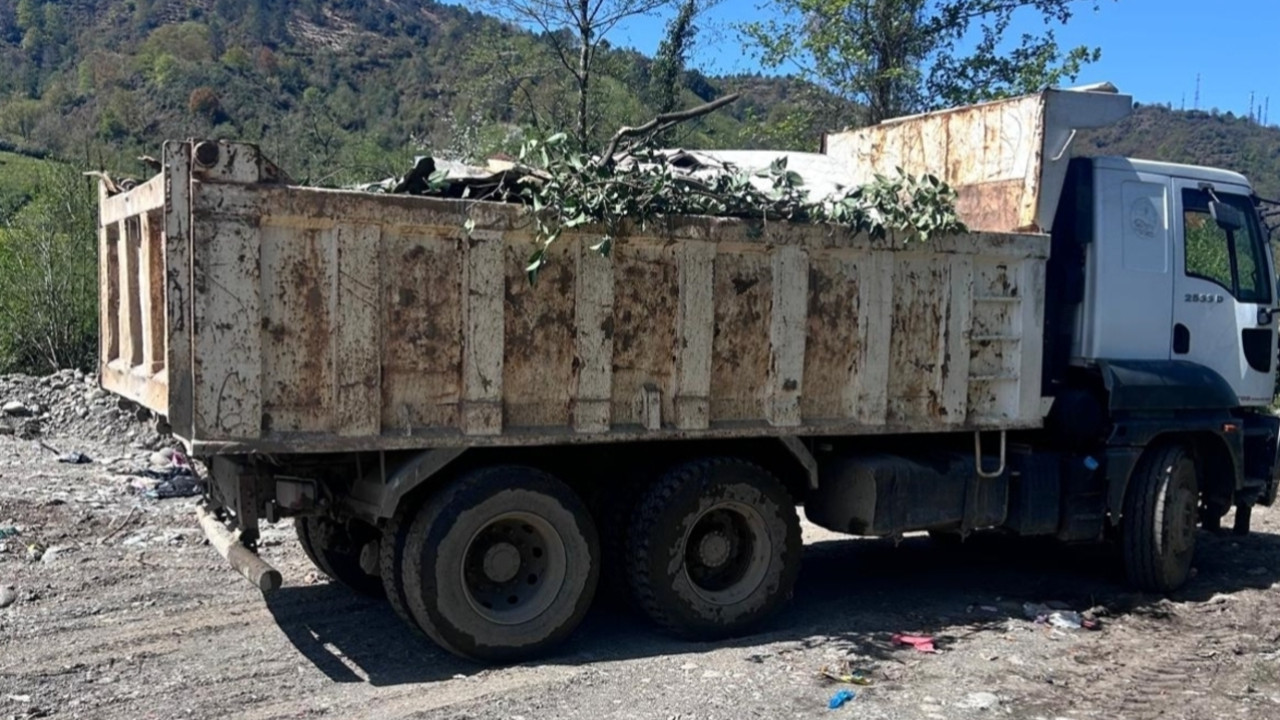 Rize'de açık alana çöp döken belediyeye 2,3 milyon lira ceza