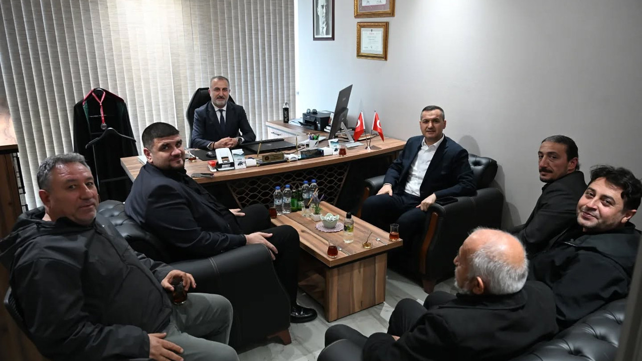 Turan Yaldır ve İYİ Parti heyeti, Av. Mustafa Korkut’un hukuk bürosunu ziyaret etti