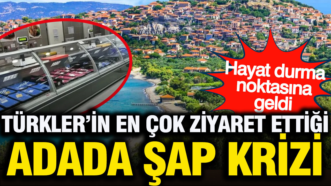 Türklerin en çok ziyaret ettiği adada şap krizi
