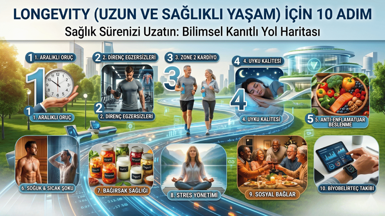 Uzun ve sağlıklı yaşamın sırrı: 10 adımda Longevity rehberi
