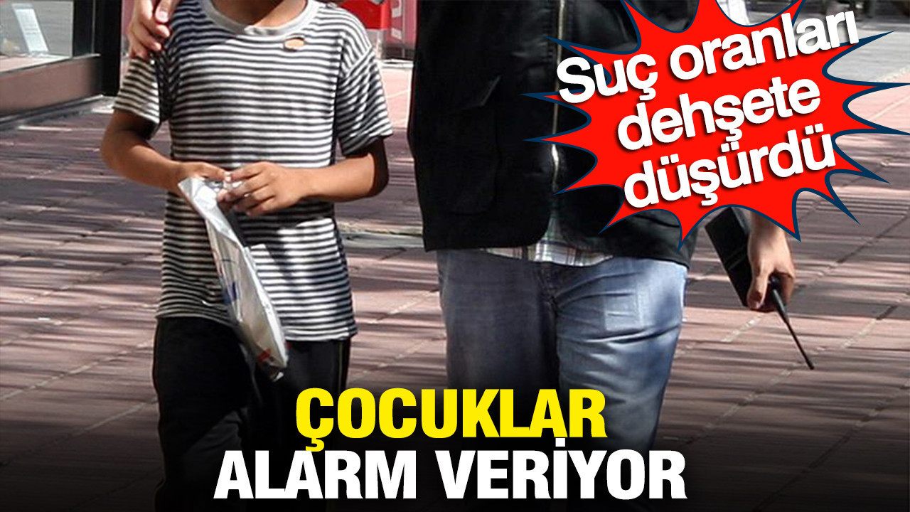 Çocuklar alarm veriyor: Suç oranları dehşete düşürdü