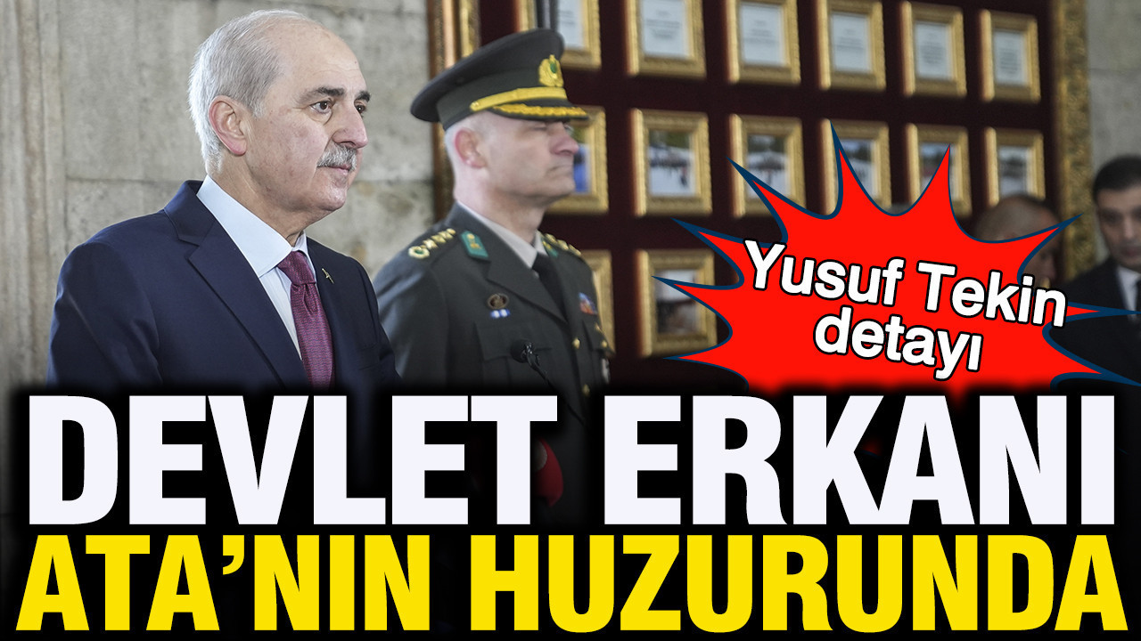 Devlet erkanı Atatürk'ün huzurunda...
